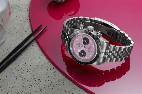 tudor black bay chrono pink prezzo|tudor black bay chrono dial.